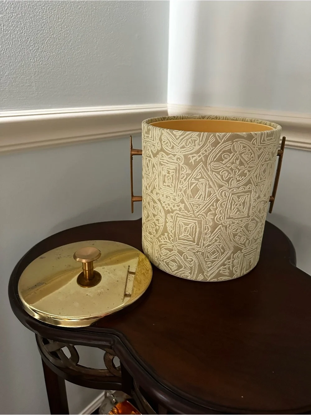 MCM West Bend Thermo-Serve Vintage Ice Bucket Bar Ware 1970’s